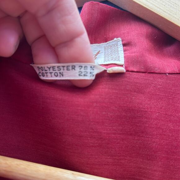 vintage health embroidered dragon poly-cotton robe - Picture 4 of 11